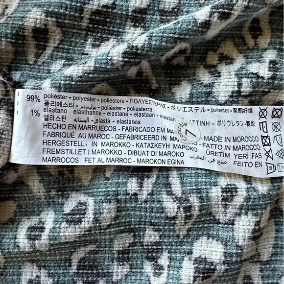 ZARA | NWOT | ANIMAL PRINT LONG SLEEVED DRESS | SIZE: MEDIUM - Picture 10 of 11